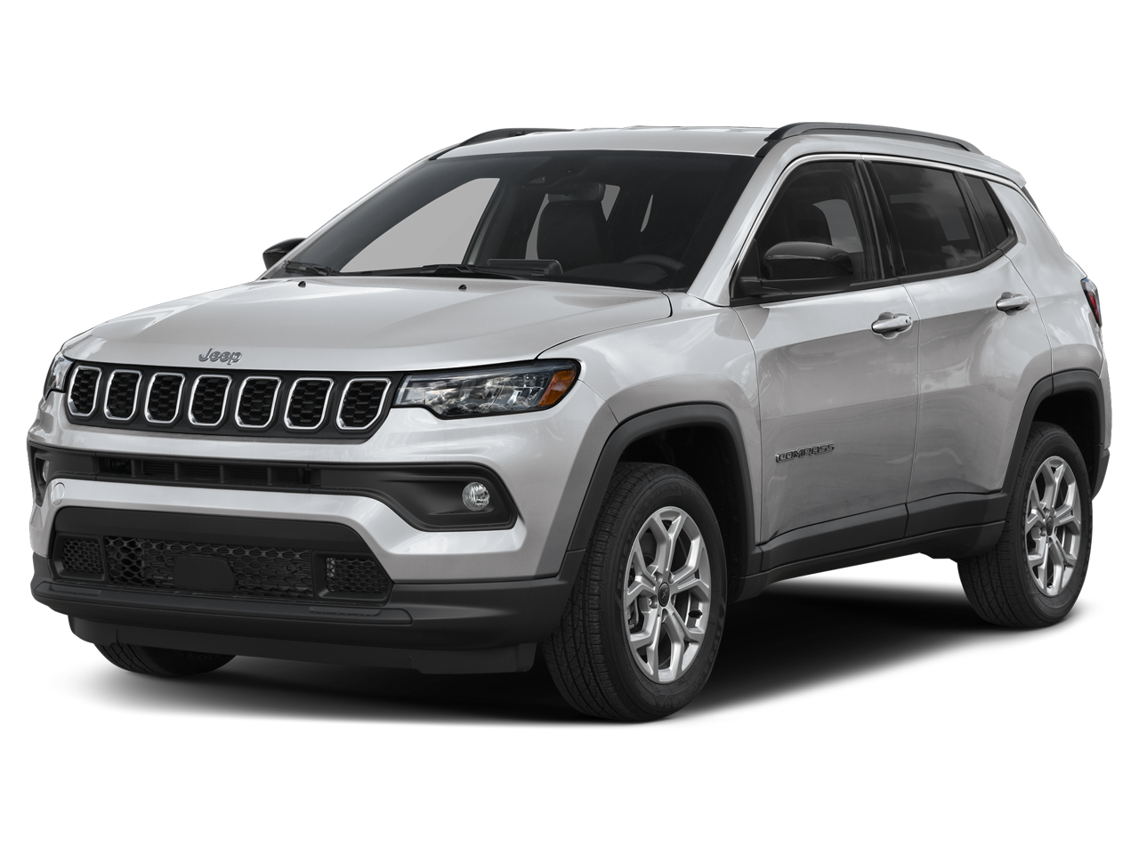 2026 Jeep Compass Latitude Altitude 4x4 in Silver Zynith Metallic Clearcoat — front three-quarter view