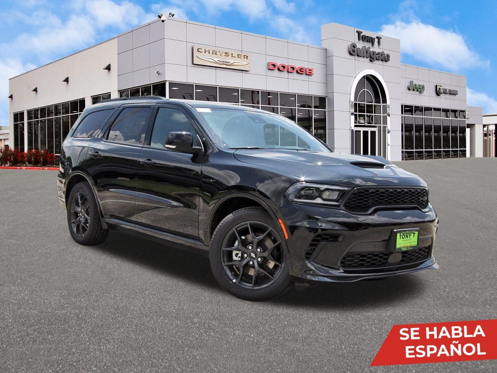 2026 Dodge Durango GT Premium HEMI V8 AWD in Db Black Crystal Clearcoat — front three-quarter view