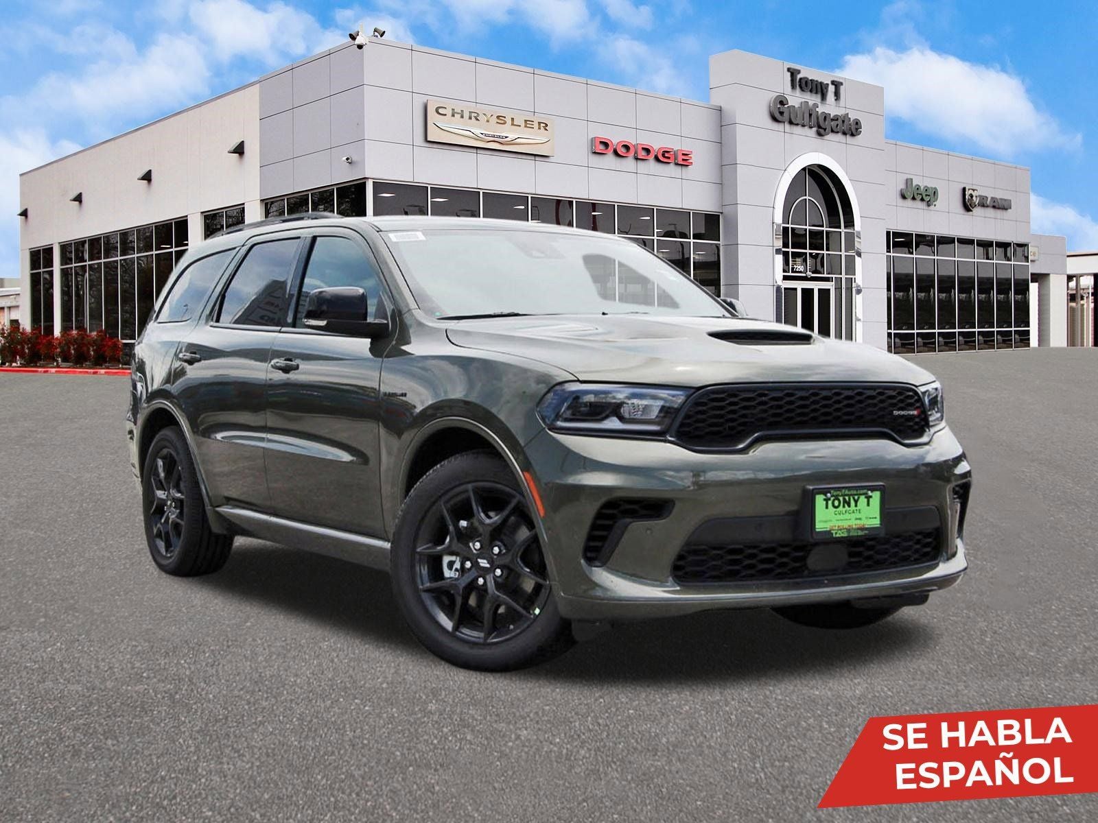 2026 Dodge Durango GT Plus HEMI V8 AWD in Green Machine — front three-quarter view