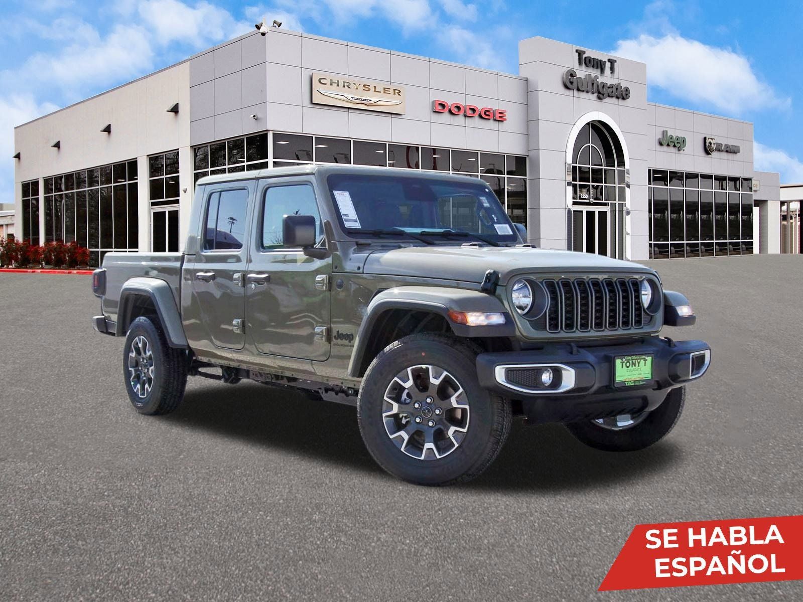 2026 Jeep Gladiator Sahara 4x4 in 41 — front three-quarter view