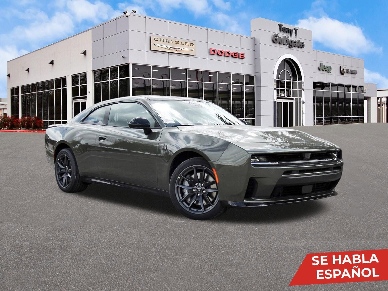 2026 Dodge Charger Scat Pack 2-Door AWD in Green Machine — front three-quarter view