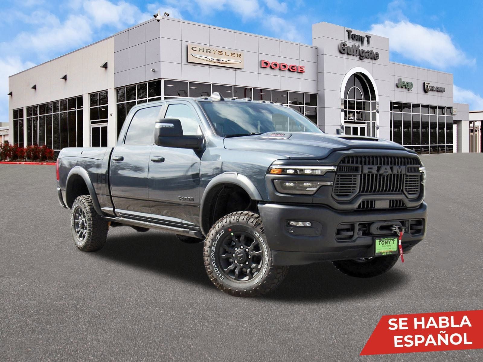 2026 RAM 2500 Power Wagon 4x4 Crew Cab 6'4" Box in Forged Blue Metallic — front three-quarter view